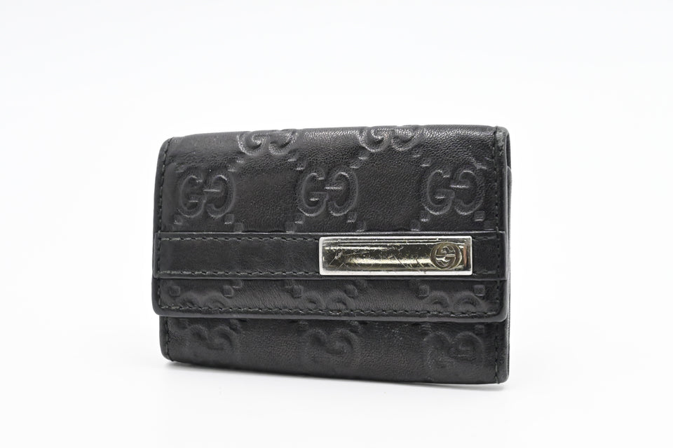 Gucci Multicles in Black Guccisima Leather