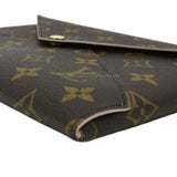 Louis Vuitton Kirigami Pochette Large Monogram Canvas Clutch Rose Ballerine