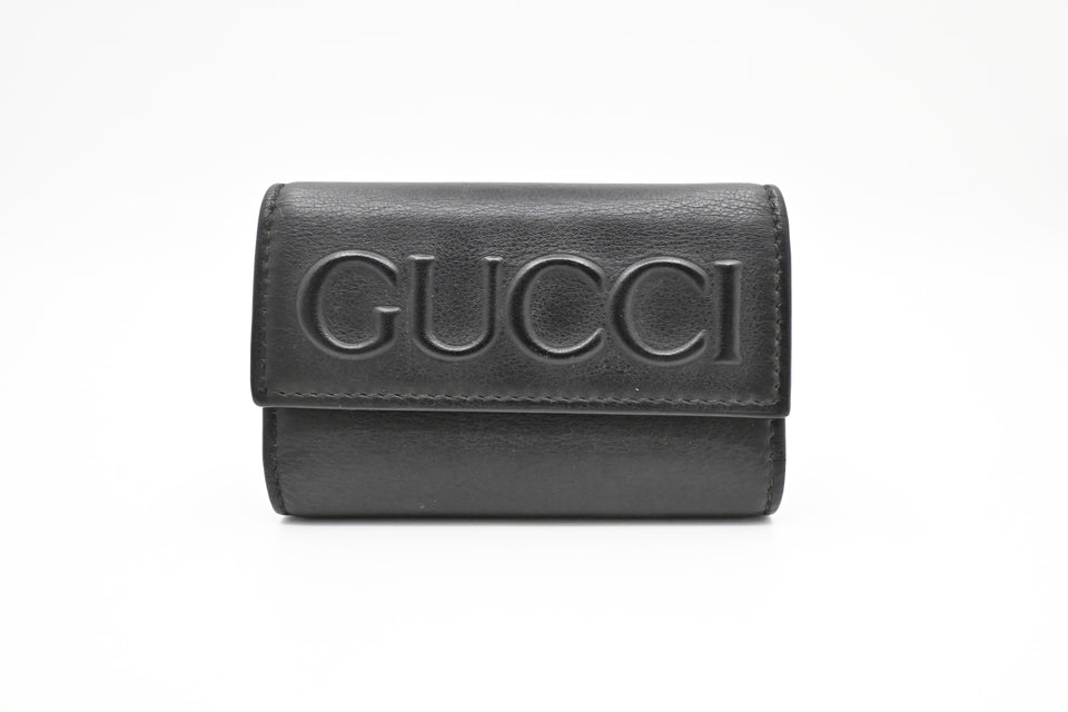 Gucci 6-Key Case in Black Leather