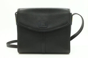 Burberry Shoulder Bag in Black Leather