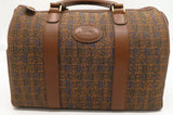 Burberry Boston Bag in Brown Canvas