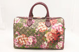 Gucci Boston Bag in Pink Blooms GG Canvas