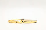 Gucci Rigato Shield Key Ring