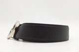 Gucci Belt in Black Guccissima Leather