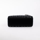 Christian Dior Mini Lady Dior Satin Black