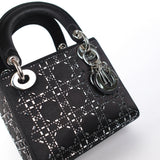 Christian Dior Mini Lady Dior Satin Black