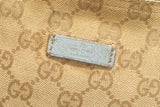 Gucci Crossbody in GG Canvas and Blue Leather