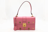 Gucci Cat Lock Shoulder Bag in Pink Leather