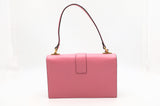 Gucci Cat Lock Shoulder Bag in Pink Leather