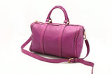 Gucci 2-Way Boston Bag in Magenta Leather