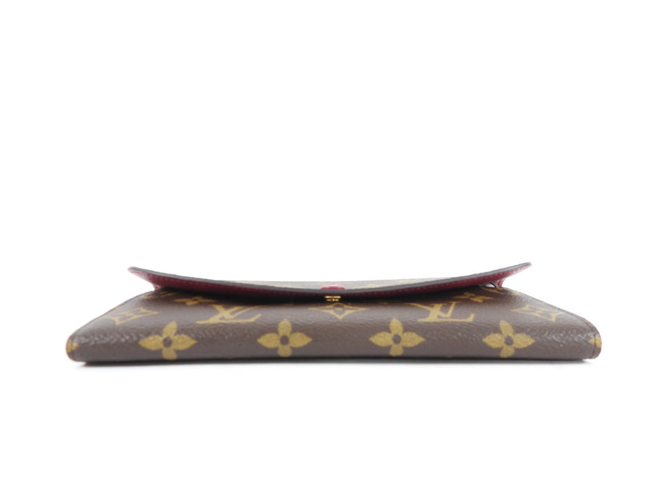 Louis Vuitton Monogram Coated Canvas Emilie Wallet