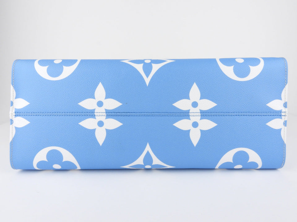 Louis Vuitton Blue Giant Monogram OnTheRun By The Pool GM Two Way Tote Bag
