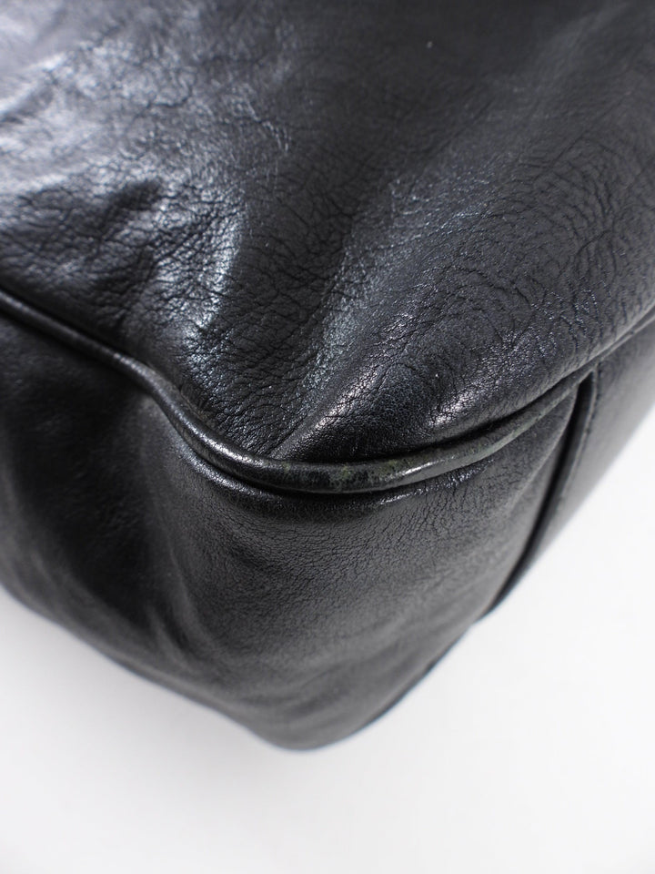 Christian Dior Vintage 2007 Black Leather My Dior Tote Bag