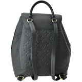 Louis Vuitton Montsouris Monogram Empreinte Leather Backpack Bag Black