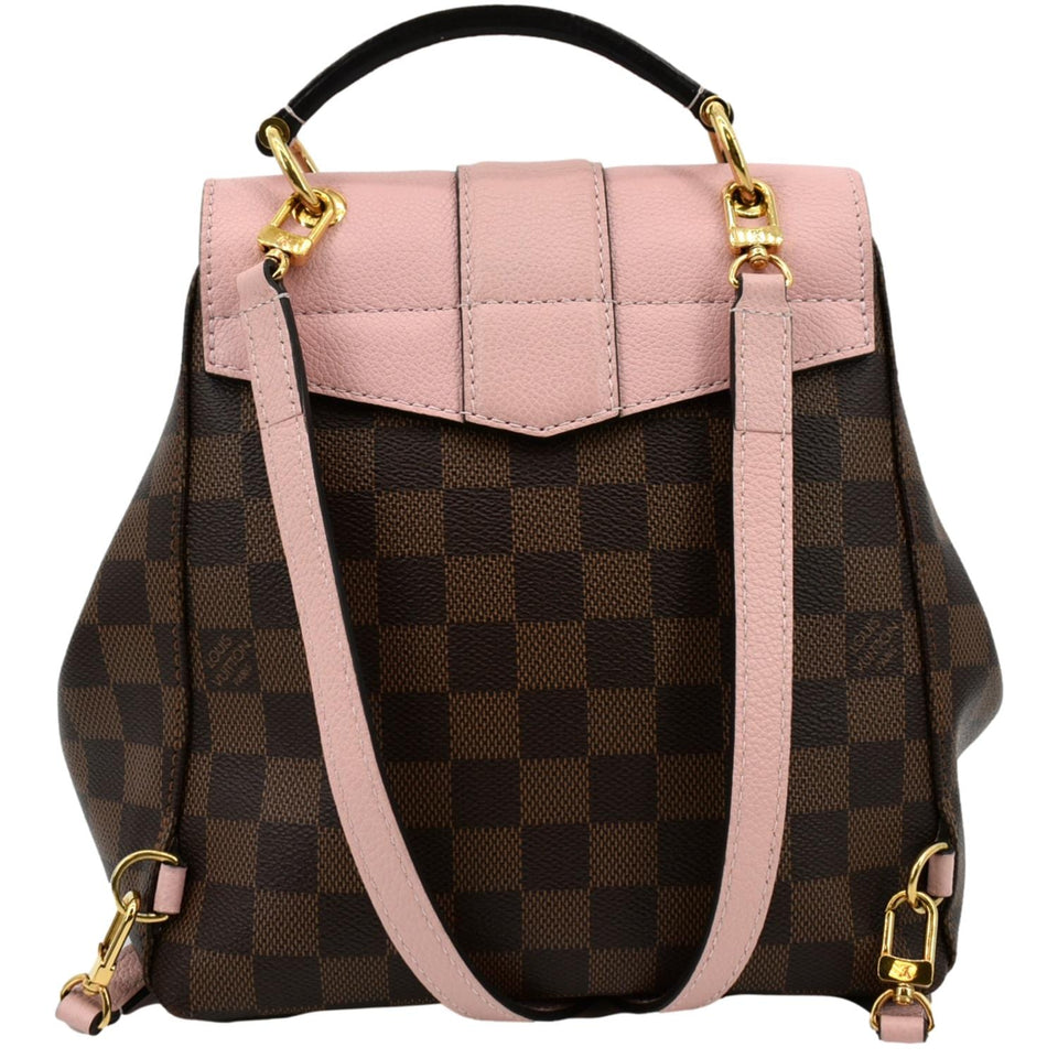 Louis Vuitton Clapton Damier Ebene Backpack Bag Magnolia