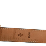 Louis Vuitton Mini 25MM Monogram Canvas Belt Brown