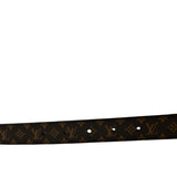Louis Vuitton Mini 25MM Monogram Canvas Belt Brown