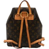 Louis Vuitton Montsouris Monogram Canvas Backpack Bag Brown
