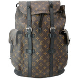 Louis Vuitton Christopher Monogram Macassar Canvas Backpack Bag Brown