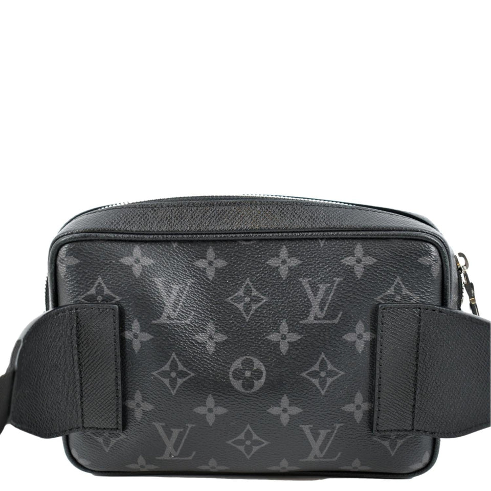 Louis Vuitton Outdoor Messenger Monogram Eclipse Belt Bag Black
