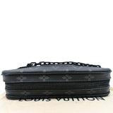 Louis Vuitton Volga Monogram Eclipse Pochette Clutch Bag Black