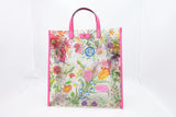 Gucci Tote in Clear Flora Vinyl