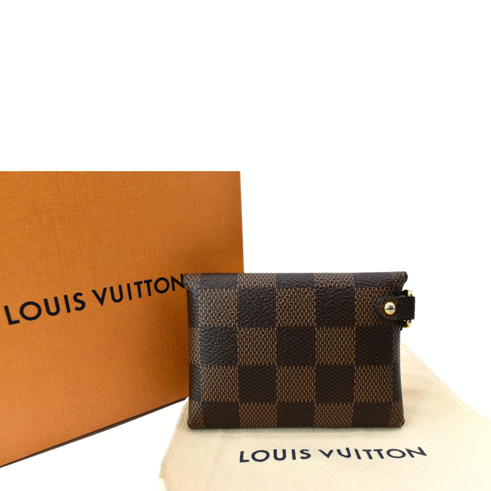Louis Vuitton Kirigami Pochette Damier Ebene Clutch Brown