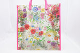 Gucci Tote in Clear Flora Vinyl
