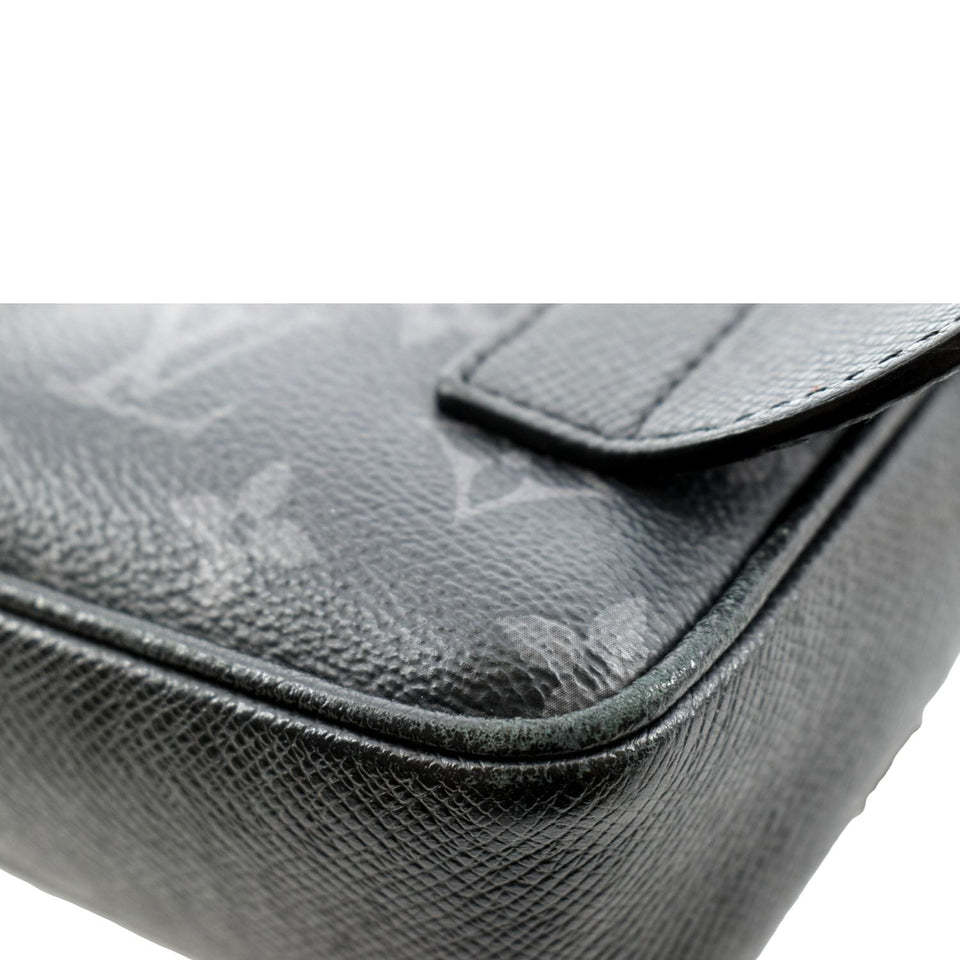 Louis Vuitton Outdoor Messenger Monogram Eclipse Belt Bag Black