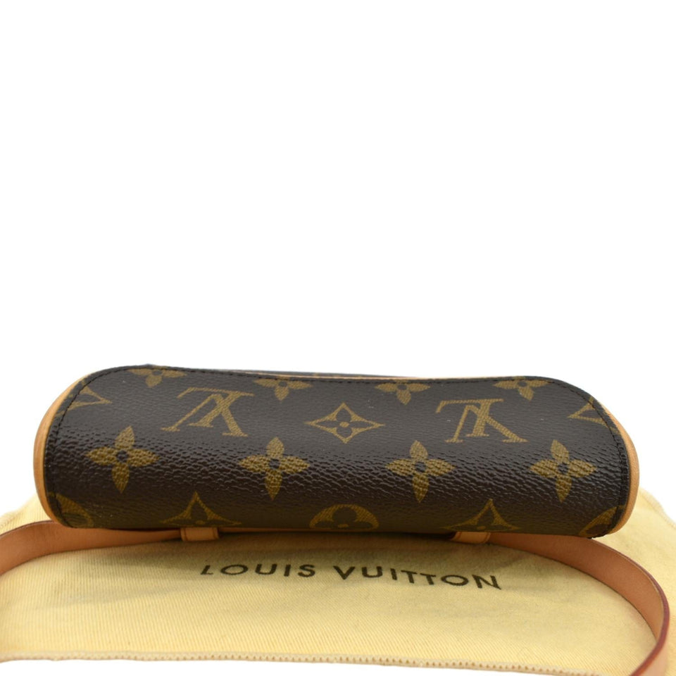 Louis Vuitton Pochette Florentine Monogram Canvas Belt Bag Brown