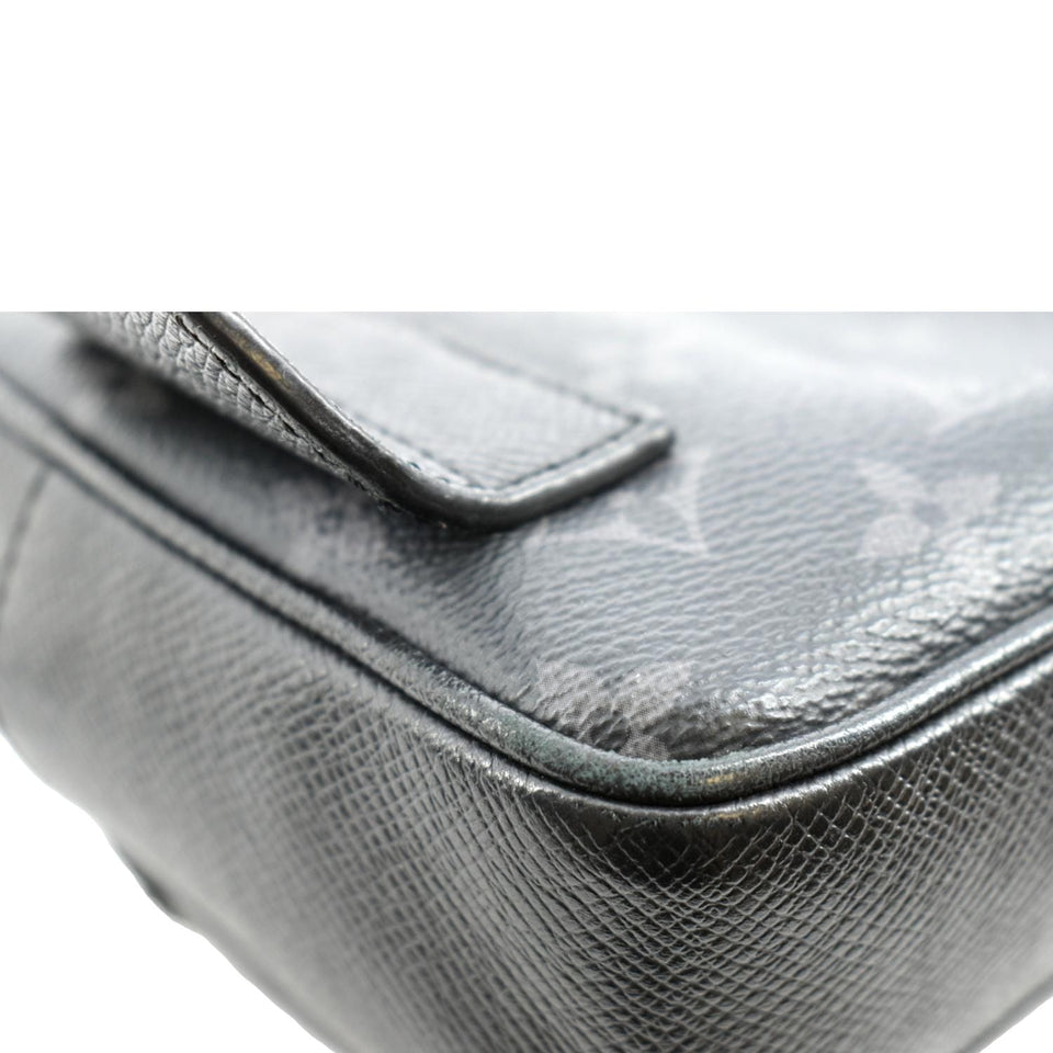Louis Vuitton Outdoor Messenger Monogram Eclipse Belt Bag Black