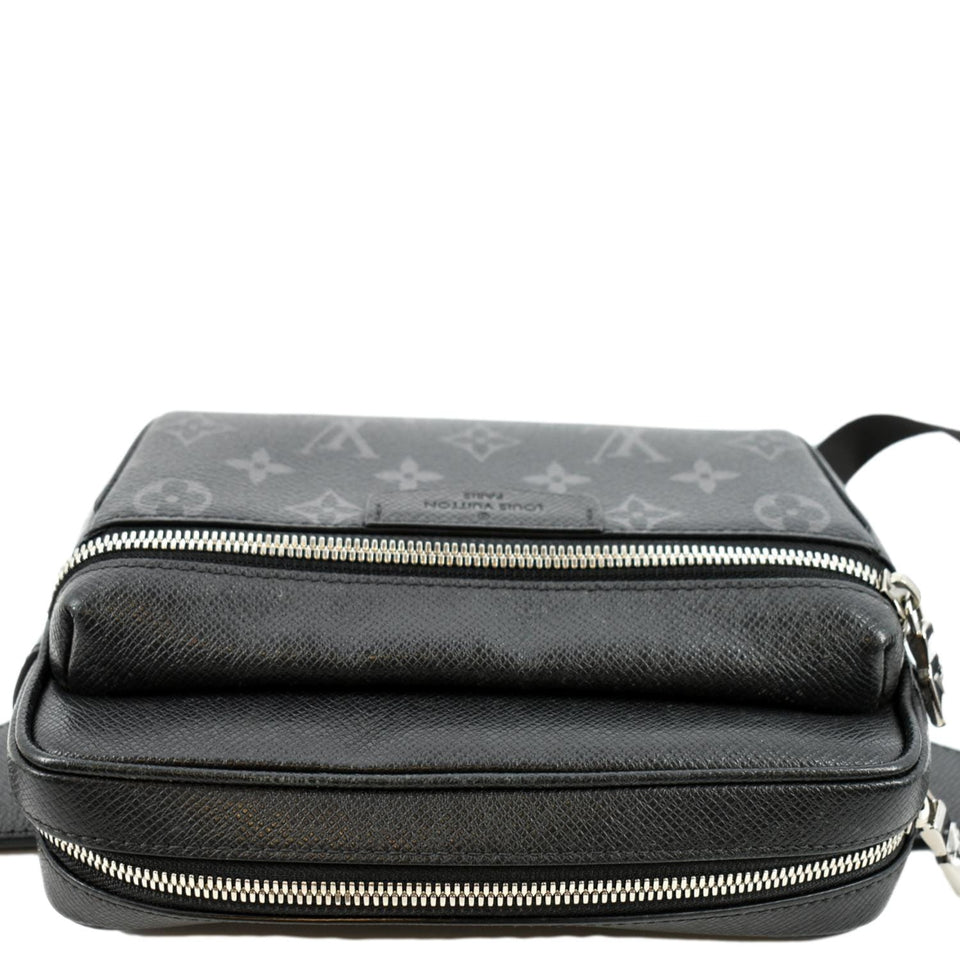 Louis Vuitton Outdoor Messenger Monogram Eclipse Belt Bag Black