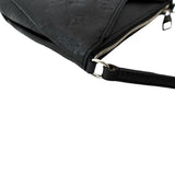 Louis Vuitton Pallas Monogram Empreinte Clutch Crossbody Bag Black