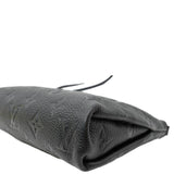 Louis Vuitton Pallas Monogram Empreinte Clutch Crossbody Bag Black