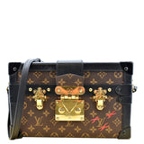 Louis Vuitton Trunk Clutch Reverse Monogram Crossbody Bag Brown
