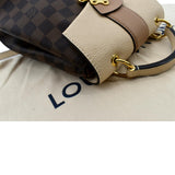 Louis Vuitton Clapton Damier Ebene Backpack Bag Creme Beige