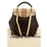 Louis Vuitton Clapton Damier Ebene Backpack Bag Creme Beige