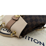 Louis Vuitton Clapton Damier Ebene Backpack Bag Creme Beige