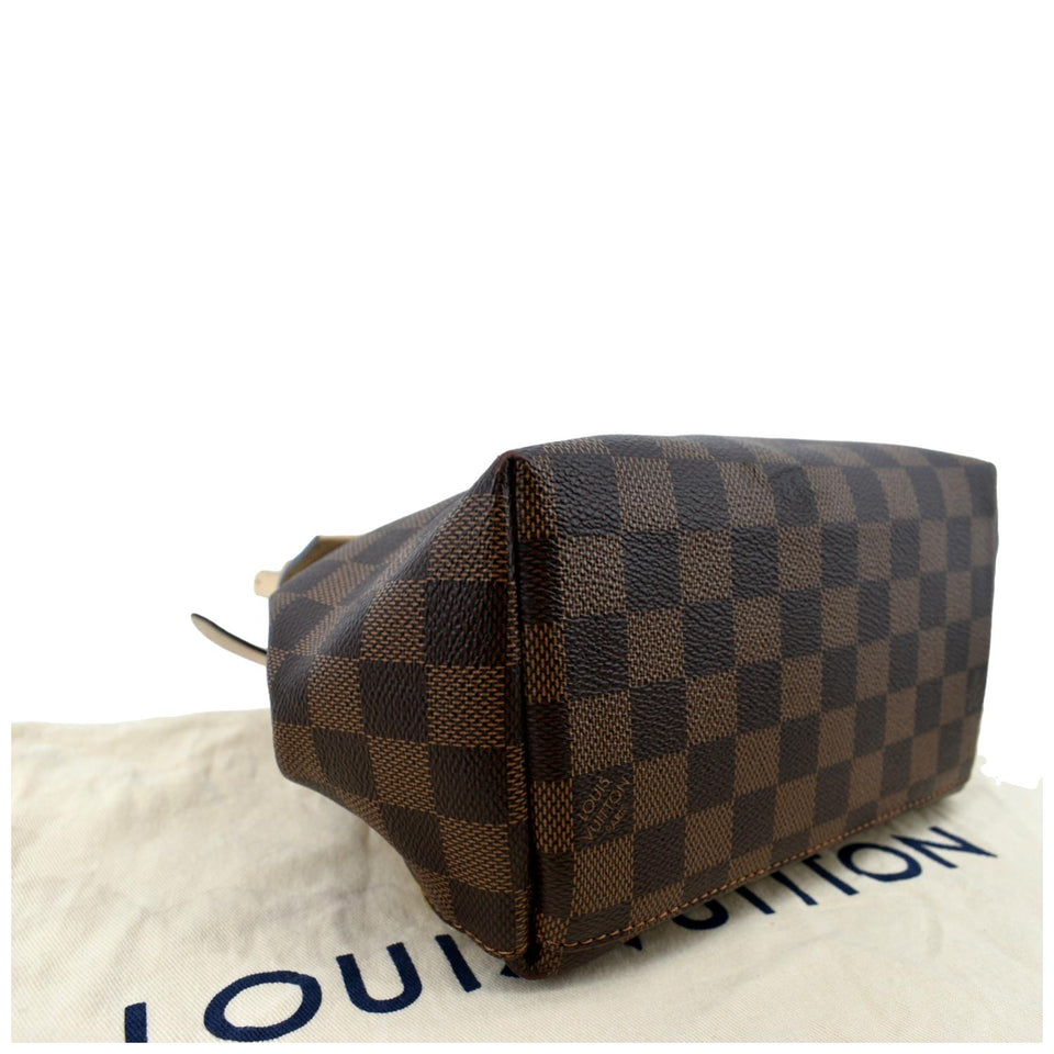 Louis Vuitton Clapton Damier Ebene Backpack Bag Creme Beige