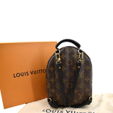Louis Vuitton Palm Springs Mini Monogram Canvas Backpack Brown