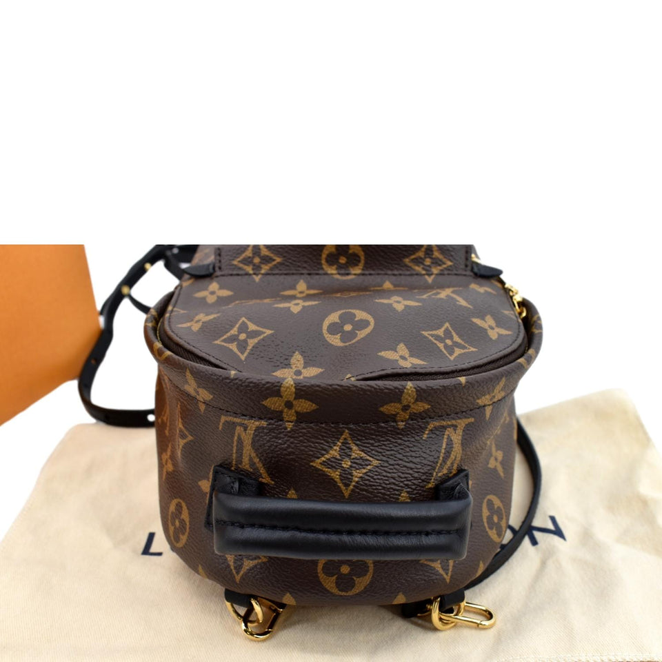 Louis Vuitton Palm Springs Mini Monogram Canvas Backpack Brown