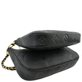 Louis Vuitton Multi Pochette Accessories Empreinte Clutch Bag Black