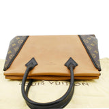 Louis Vuitton W PM Monogram Cuir Orfevre Tote Bag Safran