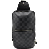 Louis Vuitton Avenue Sling Damier Graphite Backpack Bag Black