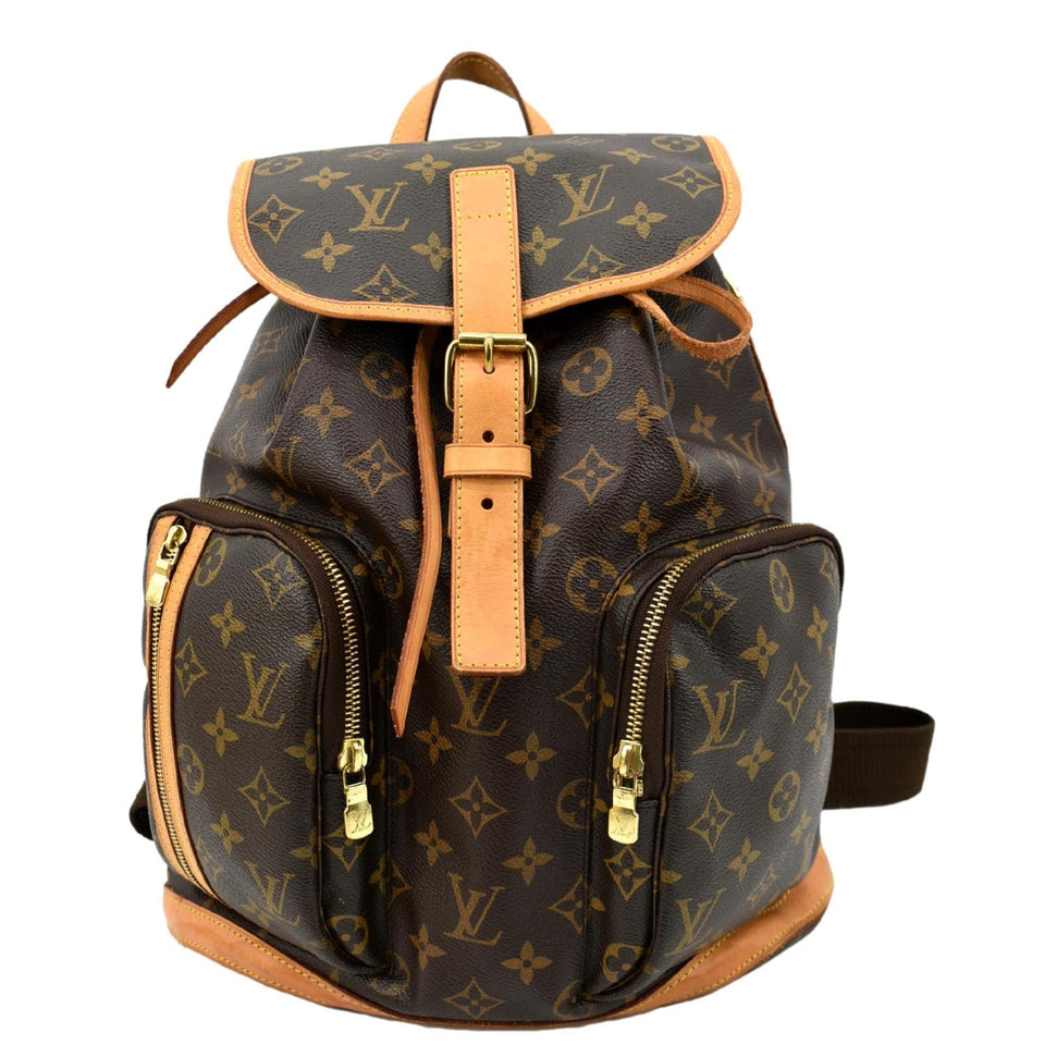 Louis Vuitton Sac A Dos Bosphore Monogram Canvas Backpack Bag Brown