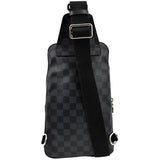 Louis Vuitton Avenue Sling Damier Graphite Backpack Bag Black