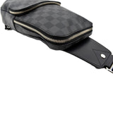 Louis Vuitton Avenue Sling Damier Graphite Backpack Bag Black