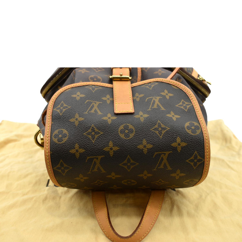 Louis Vuitton Sac A Dos Bosphore Monogram Canvas Backpack Bag Brown