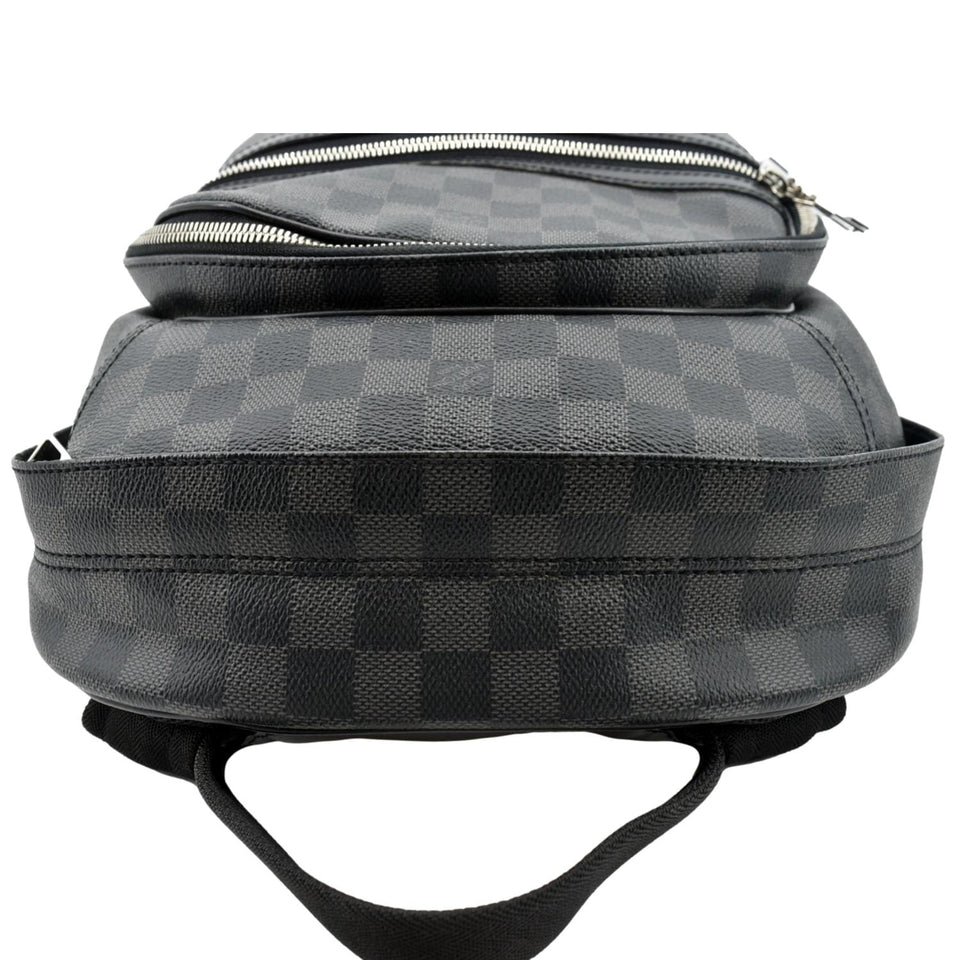 Louis Vuitton Michael Damier Graphite Canvas Backpack Bag Black
