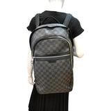 Louis Vuitton Michael Damier Graphite Canvas Backpack Bag Black